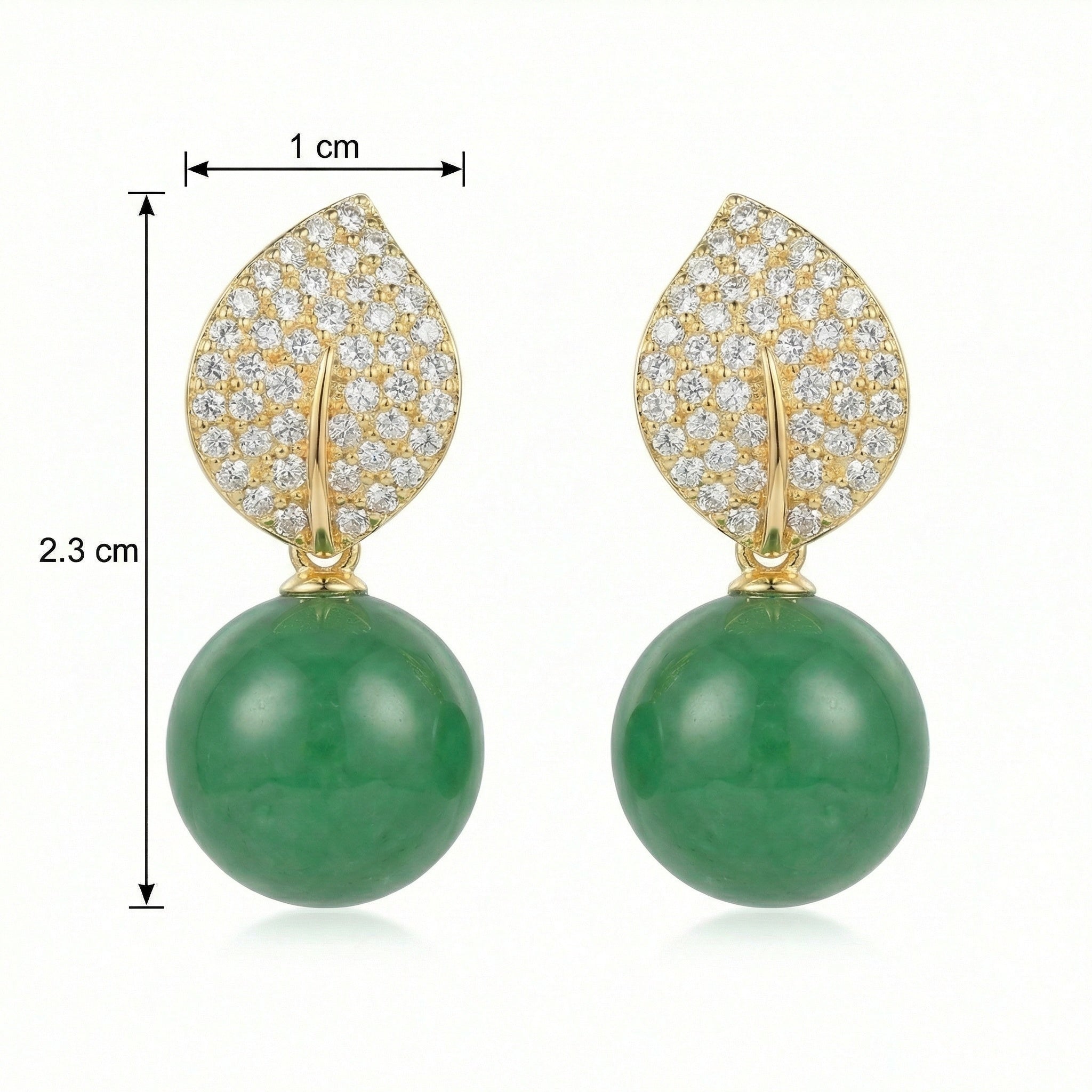  Silver Elegant Nature-Inspired Leaf Pave Accents