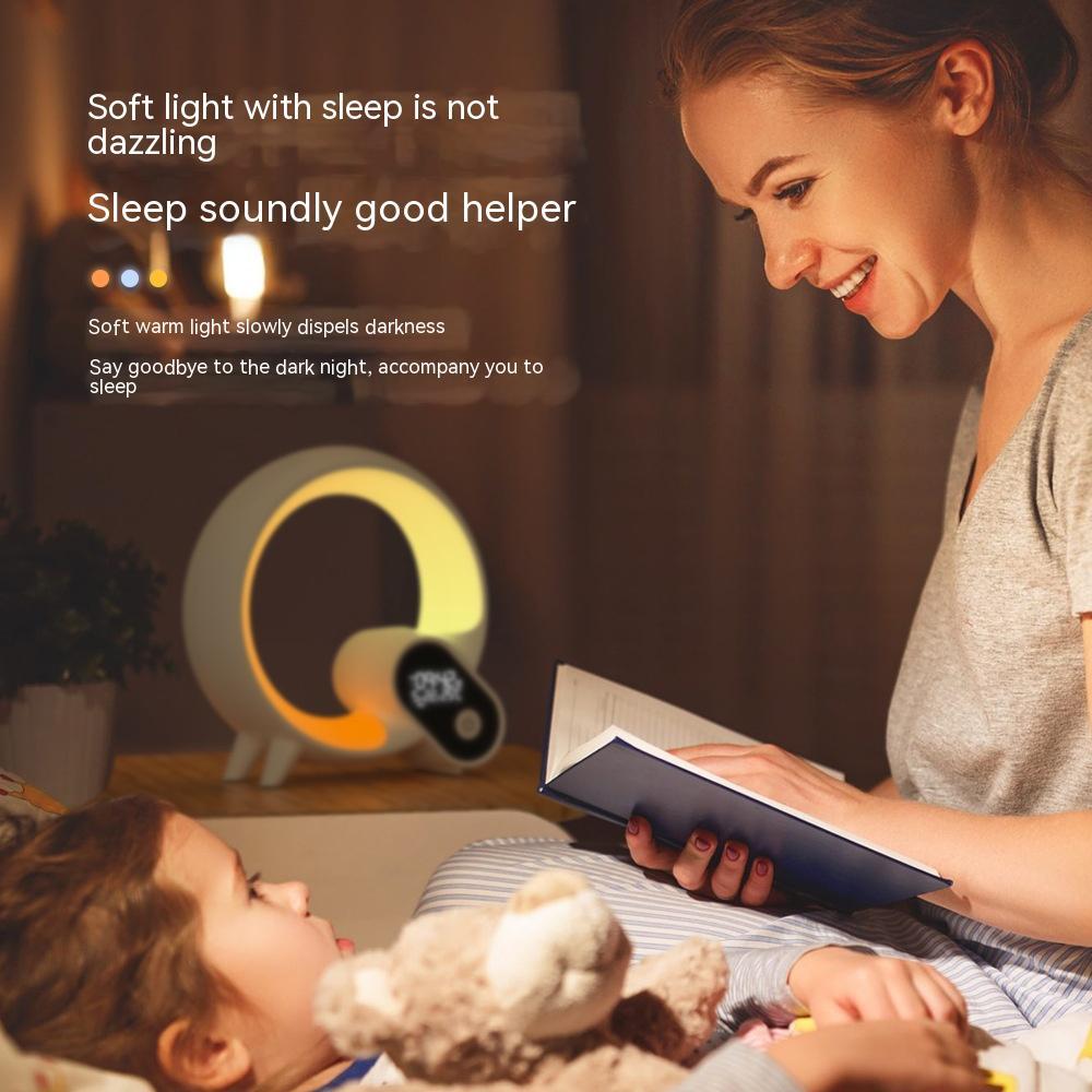 Light Analog Sunrise Digital Display Alarm Clock 