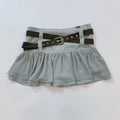 Belted Ruffled Versatile Spicy Girl Chiffon Short